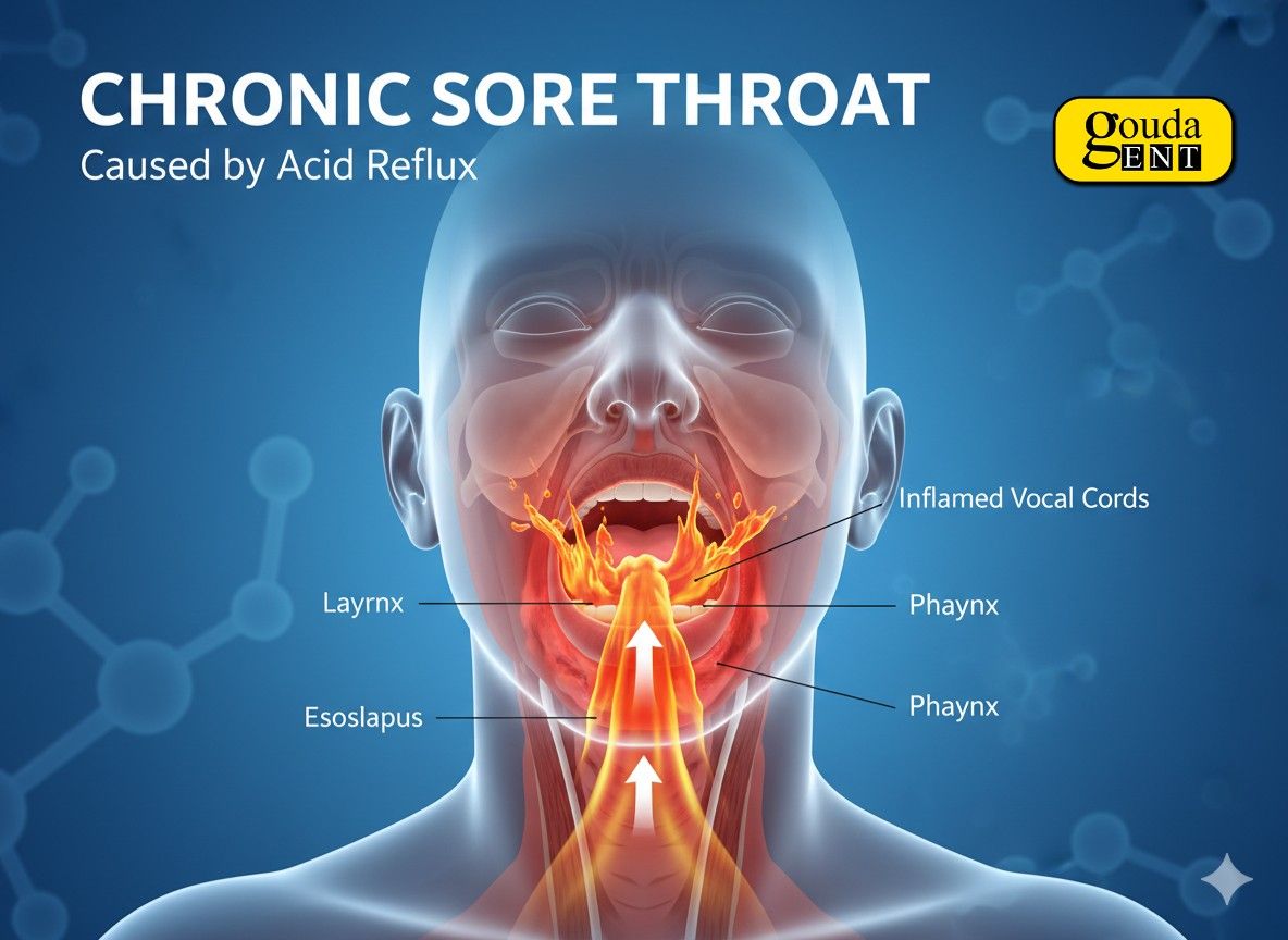 The Link Between Sore Throat and Acid Reflux