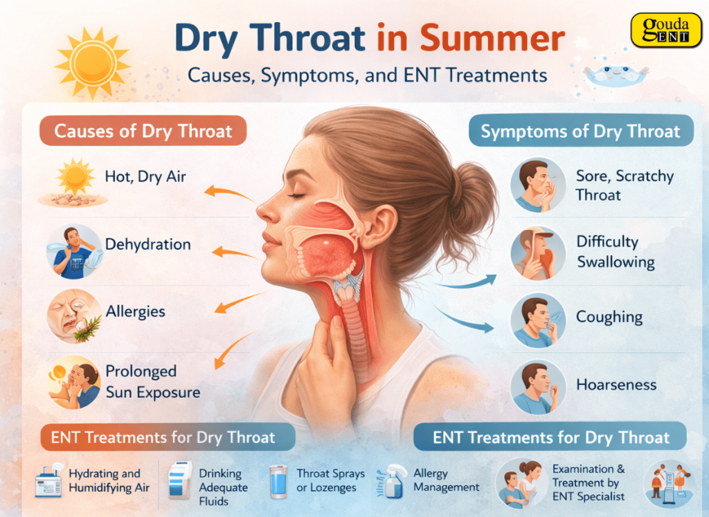 Dry Throat in Summer