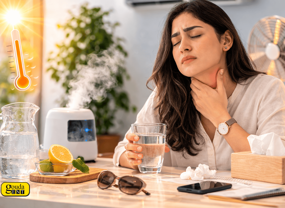 Dry Throat in Summer: Causes, Symptoms and ENT Treatment