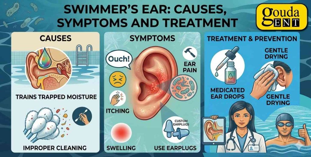 Swimmers Ear CausesSymptoms And Treatment
