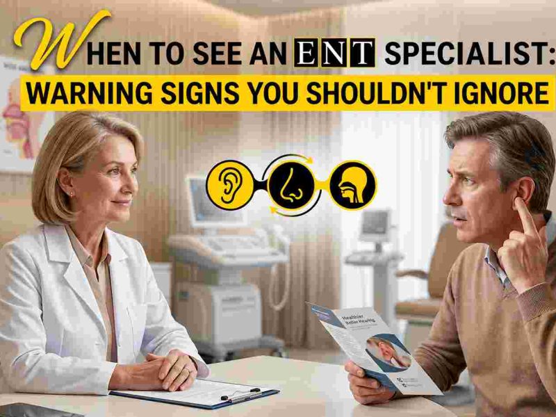 When to See an ENT Specialist: Warning Signs You Shouldn’t Ignore