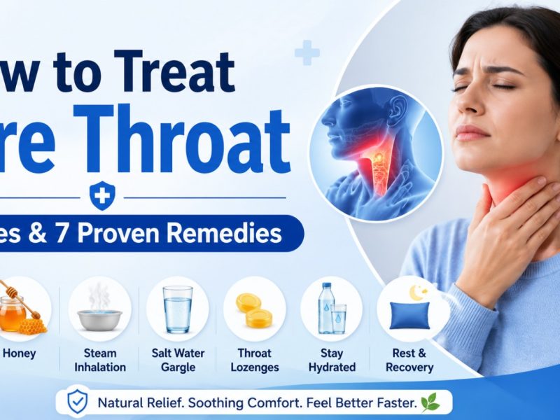 How to Treat Sore Throat: Causes, Home Remedies