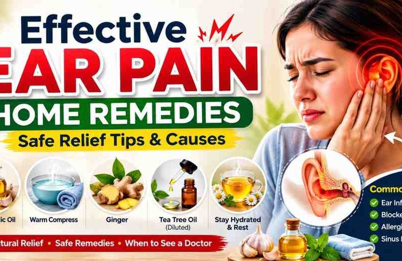 Ear Pain Home Remedies: Causes, Quick Relief & Effective Treatment